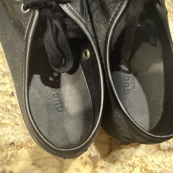 Gucci Black Canvas Shoes GG Monogram 8 - Picture 7 of 9